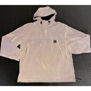 Carhartt Work In Progress Jacket Mens Large Nimbus Reflective Pullover Anorak